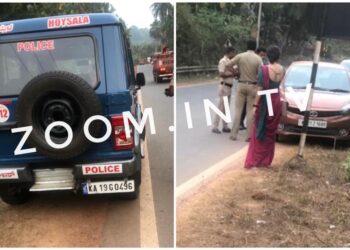 ಜಾಲ್ಸೂರು : ದಾರಿ ಮಧ್ಯೆ ಕಾರು ತಡೆದು ಮಹಿಳೆಯ ಮೇಲೆ ಹಲ್ಲೆಗೆ ಯತ್ನಿಸಿದ ಪತಿ : ಪೊಲೀಸ್ ಆಗಮಿಸುತ್ತಿದ್ದಂತೆ ಪರಾರಿ..!!