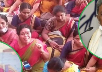 ಪ್ರತಿಭಟನಾ ನಿರತ ಅಂಗನವಾಡಿ ಕಾರ್ಯಕರ್ತೆ ಮೃತ್ಯು : ಸರ್ಕಾರದ ವಿರುದ್ಧ ಸಿದ್ದರಾಮಯ್ಯ ಕಿಡಿ..!!