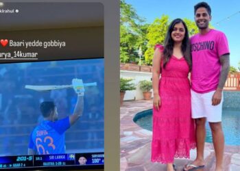 ‘ಭಾರೀ ಎಡ್ಡೆ ಗೊಬ್ಬಿಯ’ ಸೂರ್ಯಕುಮಾರ್ ಆಟಕ್ಕೆ ತುಳುವಿನಲ್ಲೇ ರಾಹುಲ್ ಶ್ಲಾಘನೆ : ಪತಿಗೆ ‘ತುಳು’ ಕಲಿಸುವಂತೆ ಮನವಿ ಇಟ್ಟ ದೇವಿಶಾ ಶೆಟ್ಟಿ