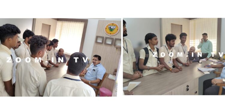 ಜಿಡೆಕಲ್ಲು ಸ.ಪ್ರ.ದರ್ಜೆ ಕಾಲೇಜಿನ ದೈಹಿಕ ಶಿಕ್ಷಣ ನಿರ್ದೇಶಕರು ಮತ್ತು ಗ್ರಂಥಪಾಲಕರ ಹುದ್ದೆಯನ್ನು ವರ್ಗಾಯಿಸದಂತೆ ವಿದ್ಯಾರ್ಥಿಗಳಿಂದ ಶಾಸಕರಿಗೆ ಮನವಿ