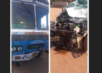 ಸೂರಿಕುಮೇರು: ಟ್ಯಾಂಕರ್ ಮತ್ತು ಕಾರಿನ ನಡುವೆ ಡಿಕ್ಕಿ : ಕಾರು ಚಾಲಕನಿಗೆ ಗಾಯ..!!