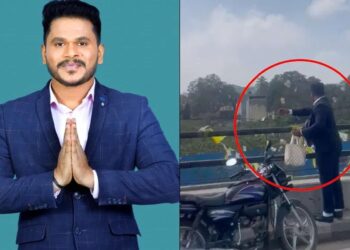 ಬೆಂಗಳೂರಿನ ಮಾರ್ಕೆಟ್ ಫ್ಲೈಓವರ್​ನಲ್ಲಿ ಹಣದ ಮಳೆ ಸುರಿಸಿದ ವ್ಯಕ್ತಿ ಖಾಕಿ ವಶಕ್ಕೆ..!!