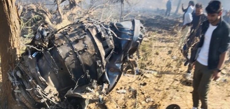 ವಾಯು ಸೇನೆಯ ಸುಖೋಯ್-30, ಮಿರಾಜ್ 2000 ವಿಮಾನ ಪತನ