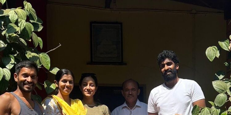 ವಾರಣಾಶಿ ಅಭಿವೃದ್ಧಿ ಮತ್ತು ಸಂಶೋಧನಾ ಪ್ರತಿಷ್ಠಾನಕ್ಕೆ ನಟ ವಿನಯ್ ರಾಜ್ ಕುಮಾರ್ ಭೇಟಿ : ಸಾವಯವ ಸುಸ್ಥಿರ ಕೃಷಿ ಕಲಿಕೆ