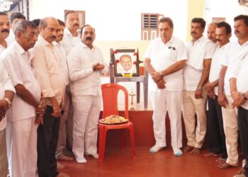 ಧ್ರುವನಾರಾಯಣ ನಿಧನ ಹಿನ್ನಲೆ : “ಬಂಟ್ವಾಳ ಪ್ರಜಾಧ್ವನಿ” ಯಾತ್ರೆ ಸ್ಥಗಿತಗೊಳಿಸಿ ರಮಾನಾಥ ರೈ ನೇತೃತ್ವದಲ್ಲಿ ಸಂತಾಪ ಕಾರ್ಯಕ್ರಮ