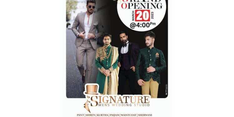 (ಮಾ.20) ಪುತ್ತೂರು: ‘SIGNATURE’ Men’s Wedding Studio ಶುಭಾರಂಭ