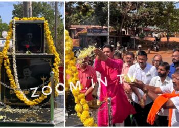 ಅಂಕತ್ತಡ್ಕ : ಪ್ರವೀಣ್ ನೆಟ್ಟಾರು ಸ್ಮರಣಾರ್ಥ ನಿರ್ಮಾಣಗೊಂಡ ವೀರ ಸಾವರ್ಕರ್ ವೃತ್ತ ಲೋಕಾರ್ಪಣೆ
