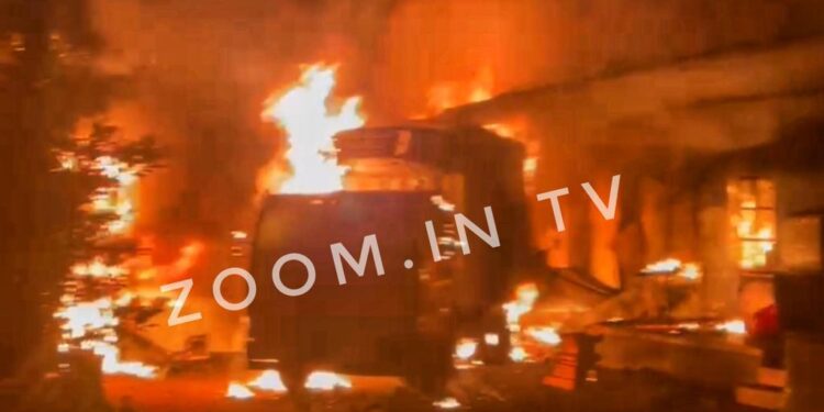 ಮಂಗಳೂರು: ಐಸ್ ಕ್ರೀಮ್ ದಾಸ್ತಾನು ಮಳಿಗೆಗೆ ಬೆಂಕಿ: ಲಕ್ಷಾಂತರ ರೂ. ನಷ್ಟ