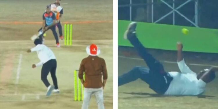 ಇವ್ರು ಅಂತಿಂಥ ಫೀಲ್ಡರ್ ಅಲ್ಲ.., ಈ ವರ್ಷದ ಬೆಸ್ಟ್ ಫೀಲ್ಡರ್..!! ; ಸಾಮಾಜಿಕ ಜಾಲತಾಣದಲ್ಲಿ ವೀಡಿಯೋ ವೈರಲ್