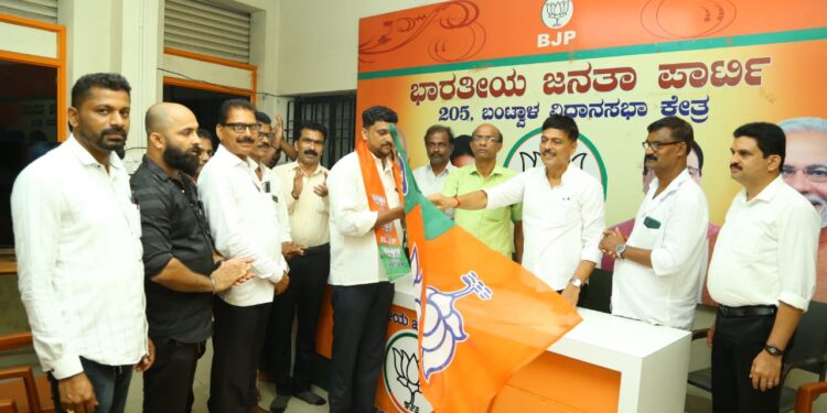 ಸಿದ್ಧಕಟ್ಟೆ : ಸ.ವ್ಯವಸಾಯಿಕ ಸಂಘದ ನಿರ್ದೇಶಕ ದೇವರಾಜ್ ಸಾಲಿಯಾನ್ ಬಿಜೆಪಿ ಸೇರ್ಪಡೆ