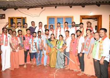 ಕೇಪು : ಬಿಜೆಪಿ ಪ್ರಚಾರ ಸಭೆ : ಕಾಂಗ್ರೆಸ್ ವಲಯ ಕಾರ್ಯದರ್ಶಿ ಸಹಿತ ಹಲವರು ಬಿಜೆಪಿ ಸೇರ್ಪಡೆ