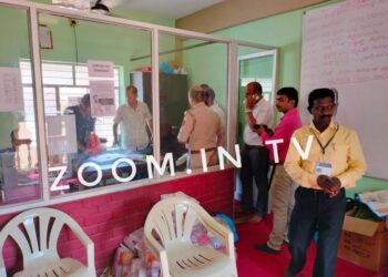 ಪುತ್ತೂರು : ಬಿಜೆಪಿ ಪಕ್ಷದ ಚಿಹ್ನೆ ಉಪಯೋಗಿಸಿ ಚುನಾವಣಾ ಪ್ರಚಾರ ದೂರು ಹಿನ್ನೆಲೆ :  ಅಭ್ಯರ್ಥಿ ಅರುಣ್ ಕುಮಾರ್ ಪುತ್ತಿಲರ ಚುನಾವಣಾ ಕಚೇರಿಯಲ್ಲಿ ಅಧಿಕಾರಿಗಳಿಂದ ಪರಿಶೀಲನೆ : ವರದಿ ಸಲ್ಲಿಕೆ