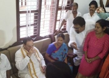 ಪ್ರವೀಣ್ ನೆಟ್ಟಾರು ಮನೆಗೆ ಬಿಜೆಪಿ ರಾಷ್ಟ್ರೀಯ ಅಧ್ಯಕ್ಷ ಜೆ.ಪಿ. ನಡ್ಡಾ ಭೇಟಿ