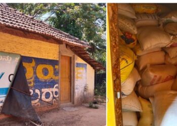 ವಿಟ್ಲದಲ್ಲಿ ಪಡಿತರ ಮಾಫಿಯಾ ದಂಧೆ : ದಿನಸಿ ವ್ಯಾಪಾರಿಯೇ ಕಿಂಗ್ ಪಿನ್ ; ಗೋಡೌನ್ ಮೇಲೆ ಪೊಲೀಸ್ ದಾಳಿ