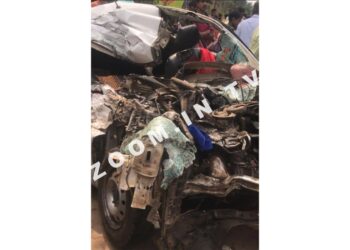 ಸಂಪಾಜೆ : ಕಾರು-ಕೆ.ಎಸ್.ಆರ್.ಟಿ.ಸಿ ಬಸ್ ನಡುವೆ ಅಪಘಾತ : ಮೂವರು ಮಕ್ಕಳು ಸಹಿತ ಆರು ಮಂದಿ ಮೃತ್ಯು..!!