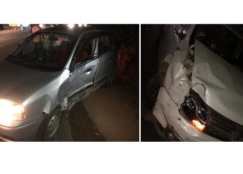 ಕೊಡಾಜೆ : ಕಾರುಗಳ ನಡುವೆ ಡಿಕ್ಕಿ..!!!