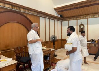 ಪಕ್ಷೇತರ ಅಭ್ಯರ್ಥಿ ಅರುಣ್ ಕುಮಾರ್ ಪುತ್ತಿಲ ಶ್ರೀ ಕ್ಷೇತ್ರ ಧರ್ಮಸ್ಥಳಕ್ಕೆ ಭೇಟಿ