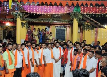 ಬೆಳ್ತಂಗಡಿ : ಶ್ರೀ ಶಿಶಿಲೇಶ್ವರ ದೇವಸ್ಥಾನಕ್ಕೆ ಅರುಣ್ ಕುಮಾರ್ ಪುತ್ತಿಲ ಭೇಟಿ