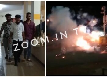 ಪುತ್ತೂರು : ಬ್ಯಾನರ್ ಪ್ರಕರಣದಲ್ಲಿ ಪೊಲೀಸ್ ದೌರ್ಜನ್ಯಕ್ಕೊಳಗಾದ ಕಾರ್ಯಕರ್ತರು ಡಿಸ್ಚಾರ್ಜ್ ; ಪಟಾಕಿ ಸಿಡಿಸಿ ಸಂಭ್ರಮ