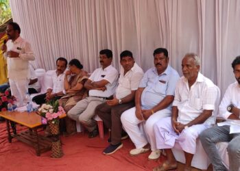 ಬುಳೇರಿಕಟ್ಟೆಯಲ್ಲಿ ಕಾಂಗ್ರೆಸ್ ಚುನಾವಣಾ ಪ್ರಚಾರ ಸಭೆ : ಬಿಜೆಪಿಗರು ಯಾವ ಮುಖ ಹೊತ್ತು ವೋಟು ಕೇಳುತ್ತಿದ್ದಾರೆ- ರಾಜಾರಾಂ ಕೆ ಬಿ