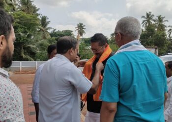 ಪುತ್ತೂರಿಗೆ ಆಗಮಿಸಿದ ಬಿಜೆಪಿ ಶಾಸಕ, ಮಾಜಿ ಕೇಂದ್ರ ಸಚಿವ ಬಸನಗೌಡ ಪಾಟೀಲ್‌ ಯತ್ನಾಳ್‌