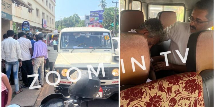 ಪುತ್ತೂರು : ರಸ್ತೆ ಬದಿ ತಲೆ ತಿರುಗಿ ಬಿದ್ದ ವ್ಯಕ್ತಿಯನ್ನು ನಗರಸಭೆ ವಾಹನದಲ್ಲಿಯೇ ಆಸ್ಪತ್ರೆಗೆ ದಾಖಲಿಸಿ ಮಾನವೀಯತೆ ಮೆರೆದ ನಗರಸಭೆ ಸಿಬ್ಬಂದಿಗಳು