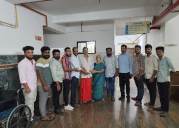 ಯುವಶಕ್ತಿ ಸೇವಾಪಥದ ಮೂಲಕ ಶ್ರೀದೇವಿ ರವರಿಗೆ ಆರೋಗ್ಯನಿಧಿ ಹಸ್ತಾಂತರ