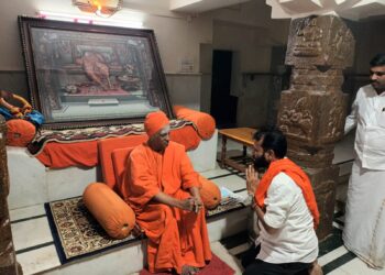 ತುಮಕೂರು ಸಿದ್ದಗಂಗಾ ಮಠಕ್ಕೆ ಅರುಣ್ ಕುಮಾರ್ ಪುತ್ತಿಲ ಭೇಟಿ