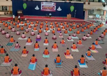 ತೆಂಕಿಲ ವಿವೇಕಾನಂದ ಆಂಗ್ಲ ಮಾಧ್ಯಮ ಶಾಲೆಯಲ್ಲಿ ಅಂತಾರಾಷ್ಟ್ರೀಯ ಯೋಗ ದಿನಾಚರಣೆ