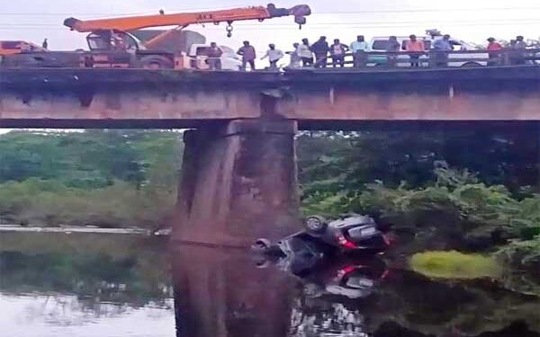 ಶಿರಾಡಿ : ಚಾಲಕನ ನಿಯಂತ್ರಣ ತಪ್ಪಿ ಹೊಳೆಗೆ ಬಿದ್ದ ಕಾರು : ಓರ್ವ ಮೃತ್ಯು, ಮತ್ತೋರ್ವ ಗಂಭೀರ