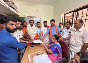 ಗ್ರಾಮ ಪಂಚಾಯತ್  ಉಪಚುನಾವಣೆ : ನಿಡ್ಪಳ್ಳಿ ಗ್ರಾ.ಪಂ.  ಅಭ್ಯರ್ಥಿಯಾಗಿ ಪುತ್ತಿಲ ಪರಿವಾರದಿಂದ ಜಗನ್ನಾಥ್ ರೈ ಕೊಳೆಂಬೆತ್ತಿಮಾರು ನಾಮಪತ್ರ ಸಲ್ಲಿಕೆ