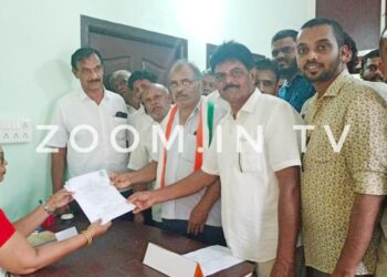 ಆರ್ಯಾಪು ಗ್ರಾ.ಪಂ. ಉಪಚುನಾವಣೆ :  ಕಾಂಗ್ರೆಸ್ ಬೆಂಬಲಿತ ಅಭ್ಯರ್ಥಿಯಾಗಿ ಪುರುಷೋತ್ತಮ್ ಪ್ರಭು ನಾಮಪತ್ರ ಸಲ್ಲಿಕೆ