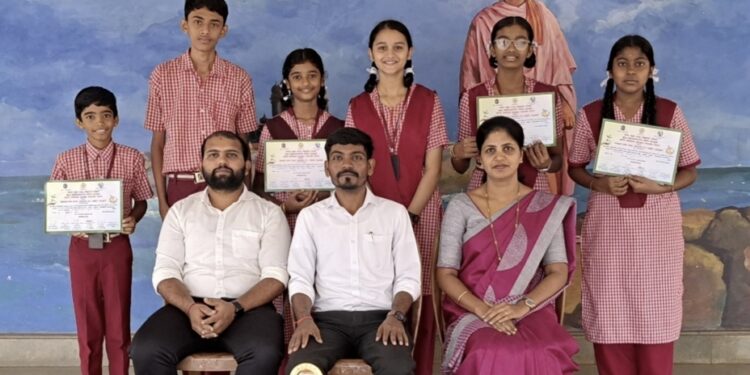 ತಾಲೂಕು ಮಟ್ಟದ ಚಿತ್ರಕಲಾ ಸ್ಪರ್ಧೆ : ವಿವೇಕಾನಂದ ಆಂಗ್ಲ ಮಾಧ್ಯಮ ಶಾಲಾ ವಿದ್ಯಾರ್ಥಿಗಳಿಗೆ ಬಹುಮಾನ