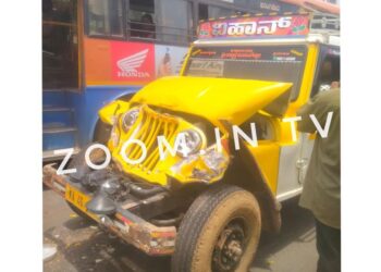 ಕಬಕ : ಕೆ.ಎಸ್.ಆರ್.ಟಿ. ಸಿ ಬಸ್ ಮತ್ತು ಪಿಕಪ್ ನಡುವೆ ಡಿಕ್ಕಿ..!!!