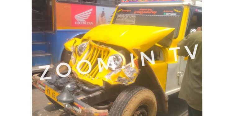 ಕಬಕ : ಕೆ.ಎಸ್.ಆರ್.ಟಿ. ಸಿ ಬಸ್ ಮತ್ತು ಪಿಕಪ್ ನಡುವೆ ಡಿಕ್ಕಿ..!!!