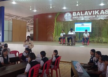 ಮಾಣಿ :  ಬಾಲವಿಕಾಸ ಆಂಗ್ಲ ಮಾಧ್ಯಮ ಶಾಲೆಯಲ್ಲಿ ಶಾಲಾ ಸಂಸತ್ತಿನ ಸದಸ್ಯರಿಗೆ ತರಬೇತಿ ಕಾರ್ಯಾಗಾರ