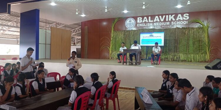 ಮಾಣಿ :  ಬಾಲವಿಕಾಸ ಆಂಗ್ಲ ಮಾಧ್ಯಮ ಶಾಲೆಯಲ್ಲಿ ಶಾಲಾ ಸಂಸತ್ತಿನ ಸದಸ್ಯರಿಗೆ ತರಬೇತಿ ಕಾರ್ಯಾಗಾರ