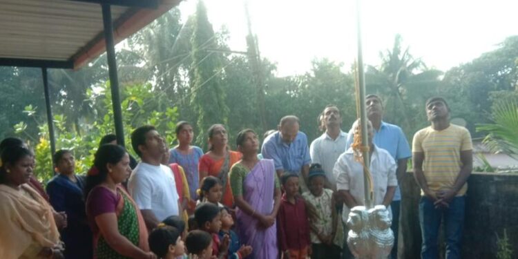 ರೋಟರಿಪುರ ಅಂಗನವಾಡಿ ಕೇಂದ್ರದಲ್ಲಿ ಸ್ವಾತಂತ್ರ್ಯ ದಿನಾಚರಣೆ