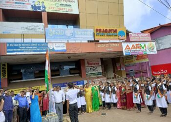 ಶ್ರೀ ಧರ್ಮಸ್ಥಳ ಕಟ್ಟಡದಲ್ಲಿ 77ನೇಸ್ವಾತಂತ್ರ್ಯ ದಿನಾಚರಣೆ : “ಸ್ವಾತಂತ್ರ್ಯ ದಿನಾಚರಣೆ ದೇಶದ ಅಮೂಲ್ಯ ಅಸ್ಮಿತೆ”- ಶೋಪಿ. ಆರ್. ಕೃಷ್ಣ