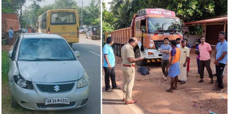 ಸುಳ್ಯ : ರಸ್ತೆ ಬದಿ ನಿಂತಿದ್ದ ಕಾರ್ಮಿಕರಿಗೆ ಕಾರು ಡಿಕ್ಕಿ : ಇಬ್ಬರು ಮೃತ್ಯು : ಪ್ರಕರಣ ದಾಖಲು