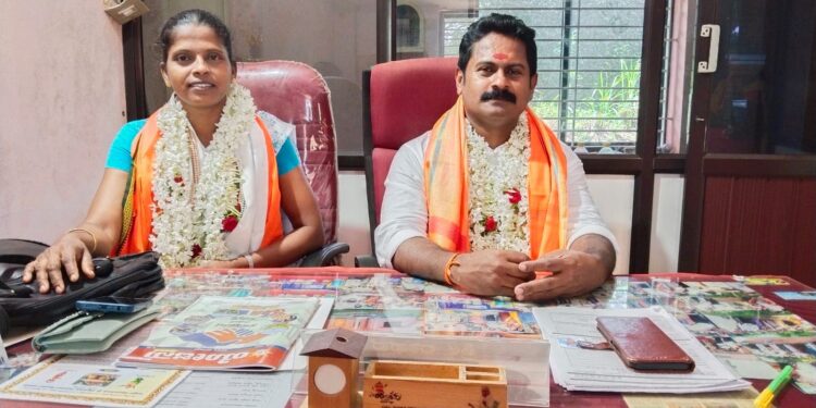 ಕೇಪು ಗ್ರಾ.ಪಂ. ಅಧ್ಯಕ್ಷರಾಗಿ ರಾಘವ ಸಾರಡ್ಕ, ಉಪಾಧ್ಯಕ್ಷರಾಗಿ ಹೇಮಾವತಿ ದೇವಮೂಲೆ ಆಯ್ಕೆ