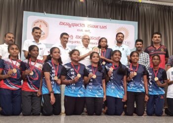 ವಿವೇಕಾನಂದ ಪ.ಪೂ ಕಾಲೇಜಿನ ಬಾಲಕಿಯರ ತಂಡ ವಿದ್ಯಾಭಾರತಿ ಕ್ಷೇತ್ರ ಮಟ್ಟದ ಕಬಡ್ಡಿ ಸ್ಪರ್ಧೆಗೆ ಆಯ್ಕೆ