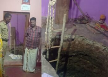 ಜ್ಯೋತಿಷಿ ಮಾತು ಕೇಳಿ ನಿಧಿ ಆಸೆಗಾಗಿ ಮನೆಯಲ್ಲೇ 20 ಅಡಿ ಗುಂಡಿ ತೆಗೆದ ಮಹಿಳೆ : ಪೊಲೀಸರು ಸ್ಥಳಕ್ಕೆ ಆಗಮಿಸುತ್ತಿದ್ದಂತೆ ಪರಾರಿ