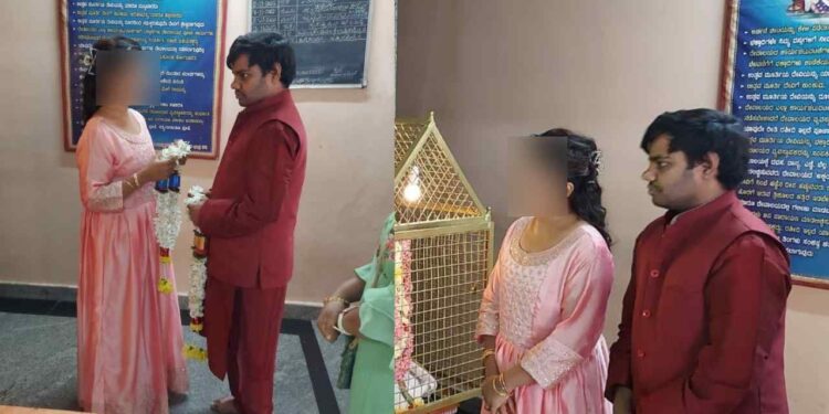 ಪ್ರೀತಿಸಿ ಮದುವೆಯಾದ ನಂತರ ವಂಚಿಸಿ ಪರಾರಿಯಾದ ಮಹಿಳೆ : ಠಾಣೆ ಮೆಟ್ಟಿಲೇರಿದ ಪತಿ