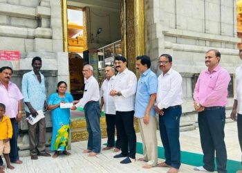 ವಿಶೇಷ ಚೇತನ ಮಹಿಳೆಗೆ ಮನೆ ಕಟ್ಟಲು ನೆರವು ನೀಡಿದ ಗುರು ಬೆಳದಿಂಗಳು ಸಂಸ್ಥೆ