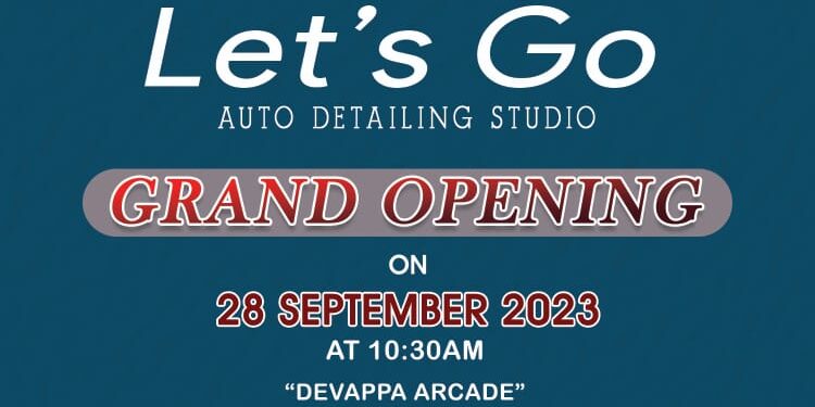 (ಸೆ.28) ಪಡೀಲ್ : ‘Let’s Go’  Auto Detailing Studio ಶುಭಾರಂಭ