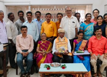 ಕೊಡಂಗಾಯಿ ಗ್ರಾಮೀಣ ಅಂಚೆ ಕಚೇರಿಯಲ್ಲಿ 44 ವರ್ಷಗಳಿಂದ ಗ್ರಾಮೀಣ ಅಂಚೆ ನೌಕರರಾಗಿ ಸೇವೆ ಸಲ್ಲಿಸಿದ ಕೃಷ್ಣಪ್ಪ ಮಡಿವಾಳ ರವರಿಗೆ ಬೀಳ್ಕೊಡುಗೆ