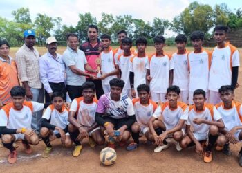 ತಾಲೂಕು ಮಟ್ಟದ ಫುಟ್ಬಾಲ್ ಪಂದ್ಯಾಟದಲ್ಲಿ ವಿವೇಕಾನಂದ ಪ.ಪೂ ಕಾಲೇಜಿನ ಬಾಲಕರ ತಂಡ ದ್ವಿತೀಯ