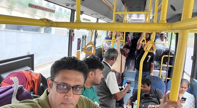 ಭಾರತ ಕ್ರಿಕೆಟ್​ ತಂಡದ ದಿಗ್ಗಜ, ಮಾಜಿ ಕ್ರಿಕೆಟರ್ ಅನಿಲ್ ಕುಂಬ್ಳೆಗೂ ತಟ್ಟಿದ ಬೆಂಗಳೂರು ಬಂದ್​ ಬಿಸಿ