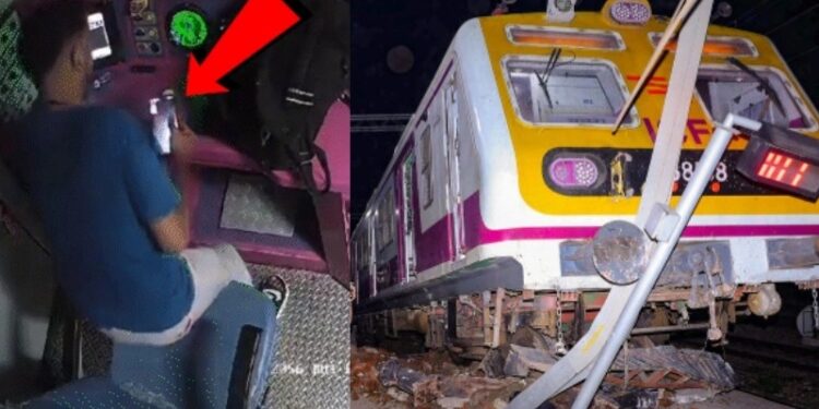 ಕುಡಿದ ಮತ್ತಿನಲ್ಲಿ ಸಹಾಯಕನ ಎಡವಟ್ಟು : ಪ್ಲಾಟ್​ಫಾರ್ಮ್​​​ಗೆ ಡಿಕ್ಕಿ ಹೊಡೆದ ರೈಲು